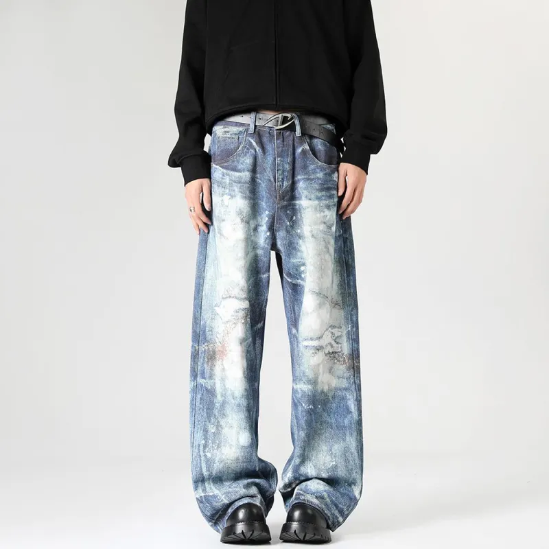 NVRFRGT Jeans Unisex Dark Blue-2