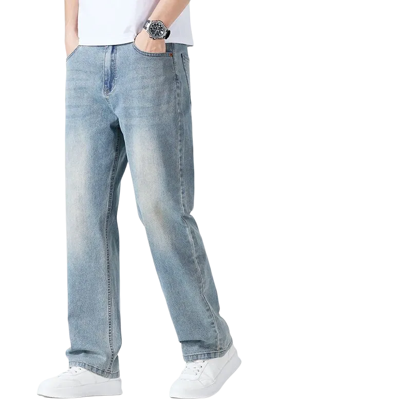 NVRFRGT Jeans Unisex Vintage Blue-2