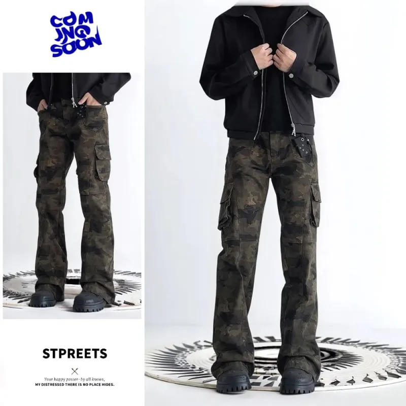 NVRFRGT Jeans Unisex Camouflage-1