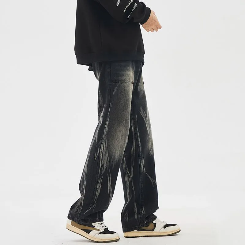 NVRFRGT Jeans Unisex Black Gray Color-1