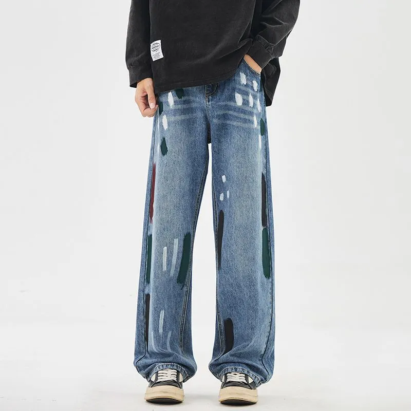 NVRFRGT Jeans Unisex Blue-4