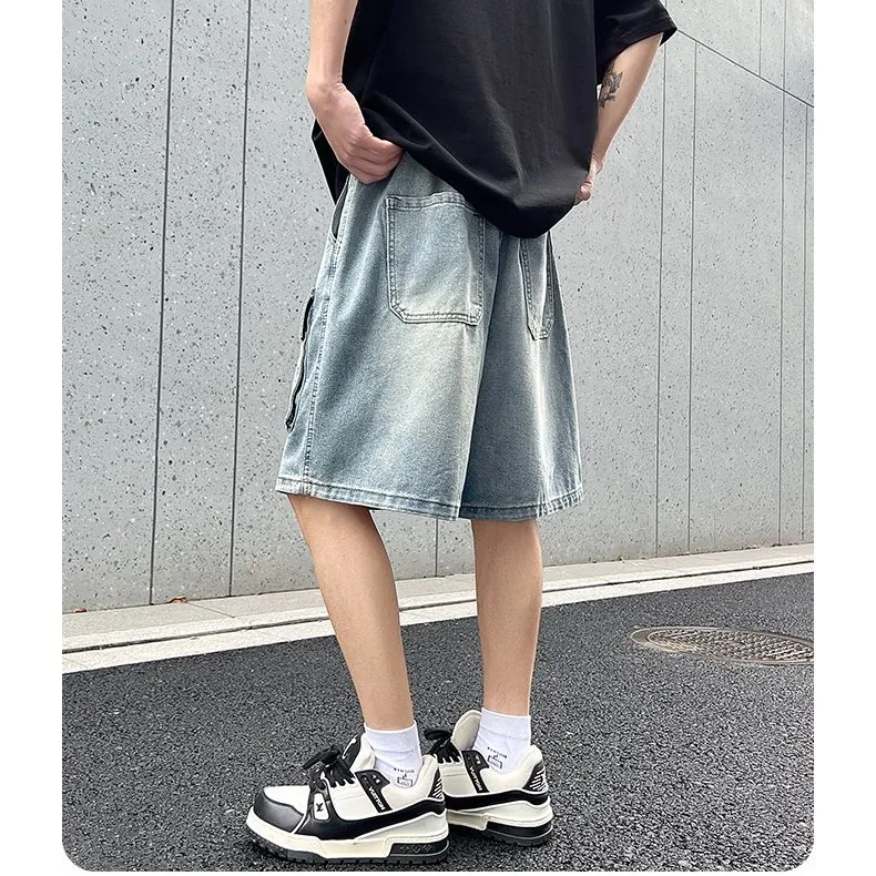 NVRFRGT Denim Shorts Unisex-4