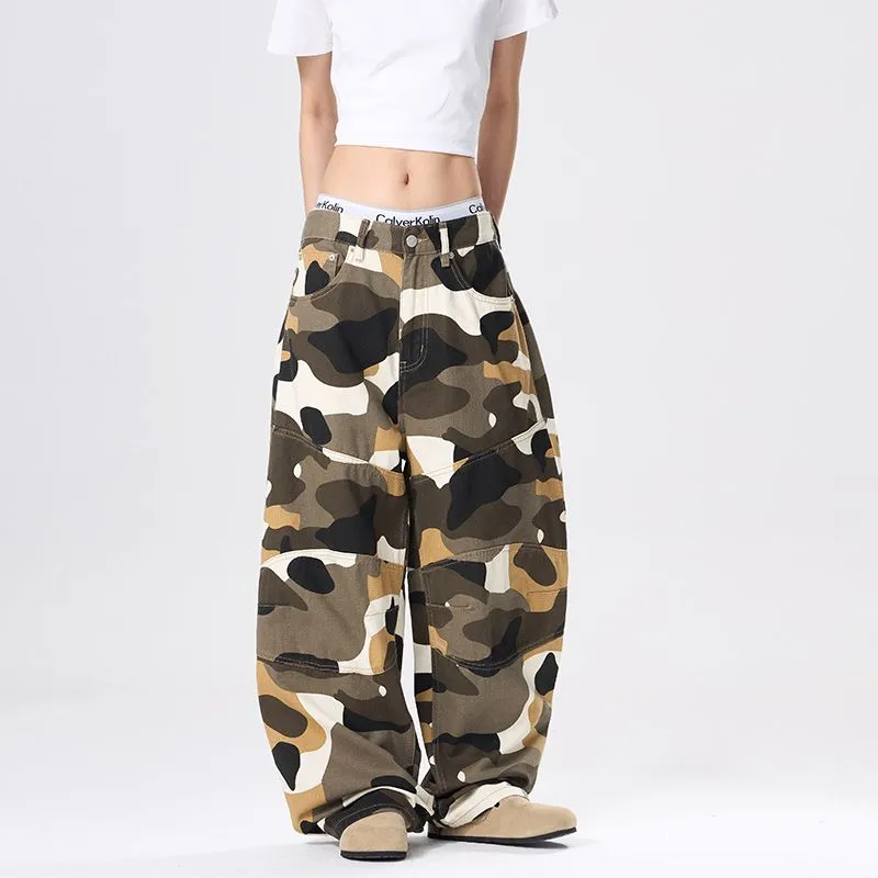 NVRFRGT Casual Pants Unisex Camouflage-1