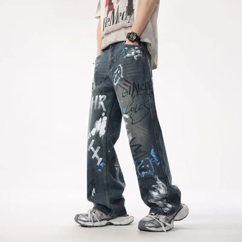 NVRFRGT Jeans Unisex Vintage Blue-2