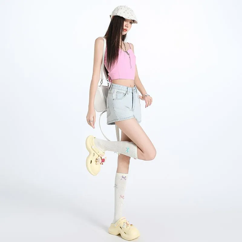 NVRFRGT Denim Shorts Women's-2