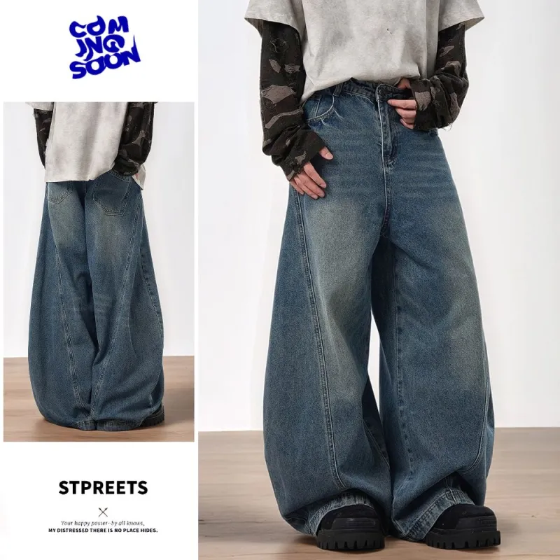 NVRFRGT Jeans Unisex Blue-4