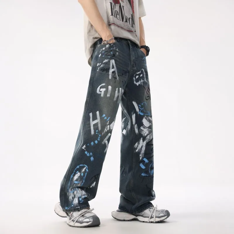 NVRFRGT Jeans Unisex Vintage Blue-3