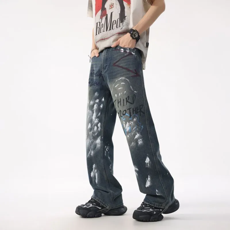 NVRFRGT Jeans Unisex Vintage Blue-2