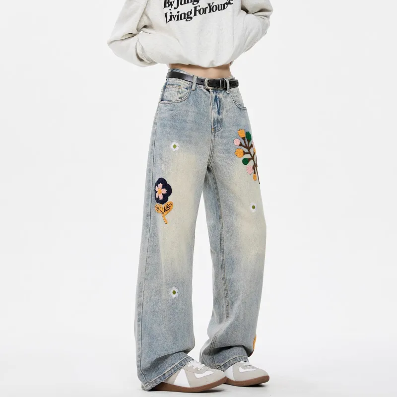 NVRFRGT Jeans Unisex Blue-2