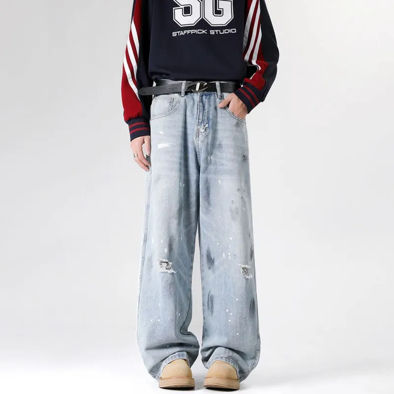 NVRFRGT Jeans Unisex Light Blue-3