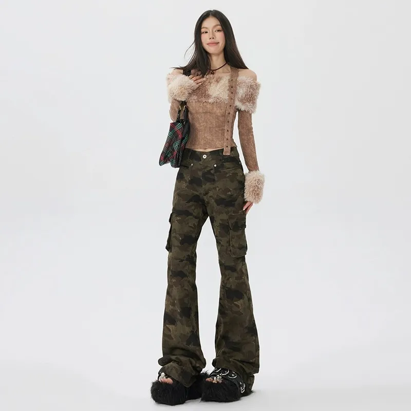 NVRFRGT Jeans Unisex Camouflage-2