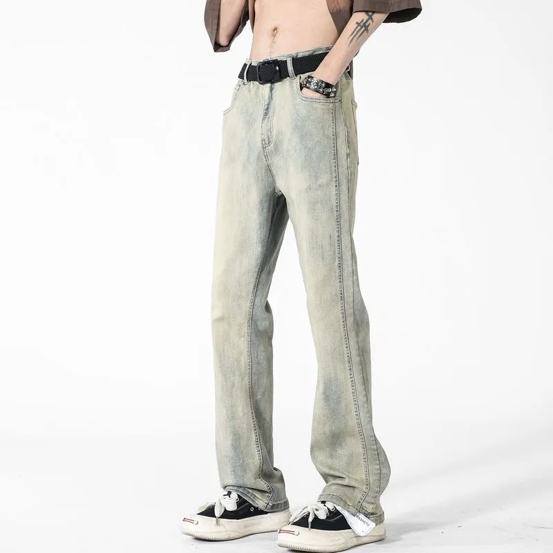 NVRFRGT Jeans Unisex Yellow Mud-3