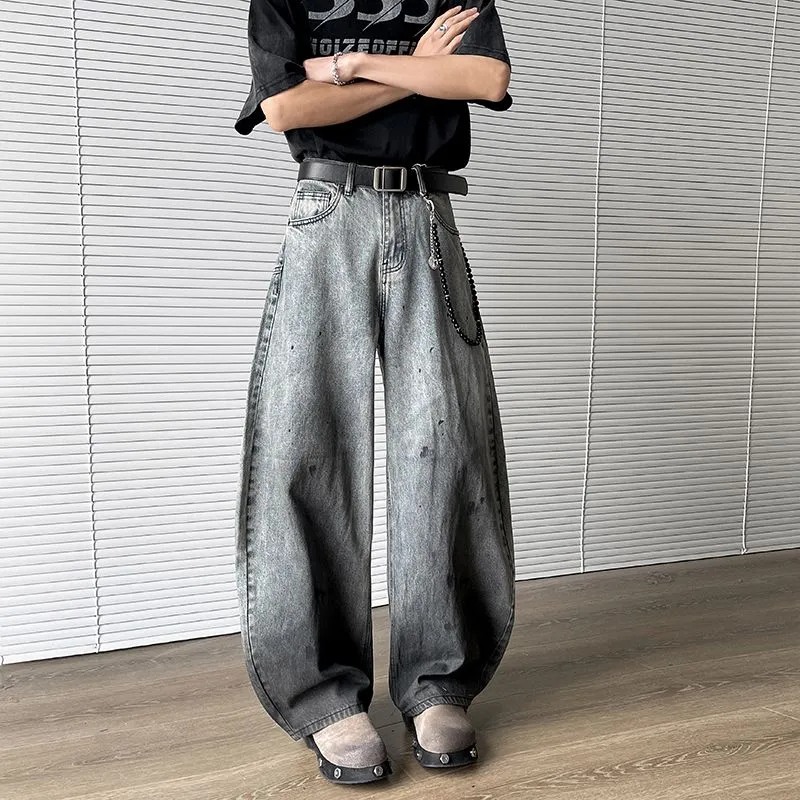NVRFRGT Jeans Unisex Blue Gray-3