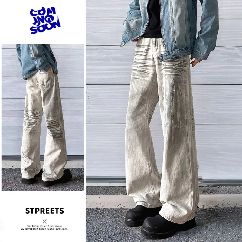 NVRFRGT Jeans Unisex Ecru-1