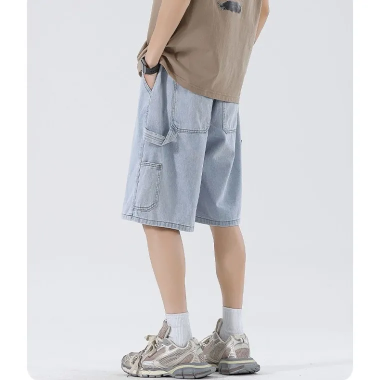 NVRFRGT Denim Shorts Unisex-5