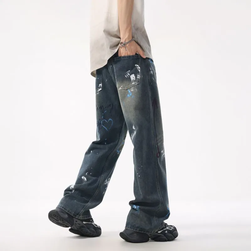 NVRFRGT Jeans Unisex Vintage Blue-4