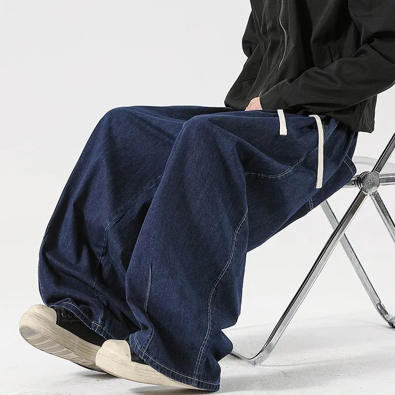 NVRFRGT Jeans Unisex Dark Blue-3