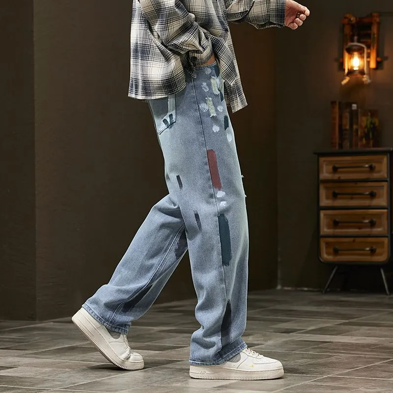 NVRFRGT Jeans Unisex Light Blue-2