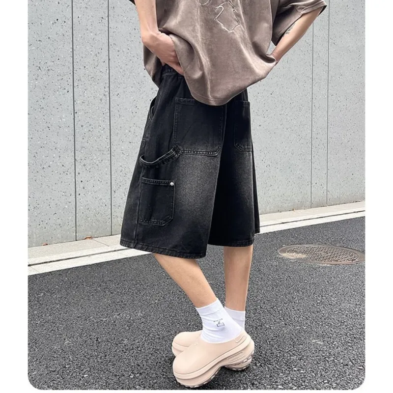 NVRFRGT Denim Shorts Unisex-1