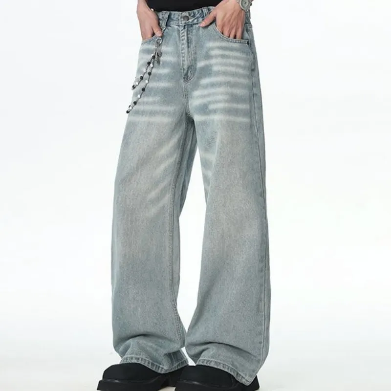 NVRFRGT Jeans Unisex Vintage Blue-2