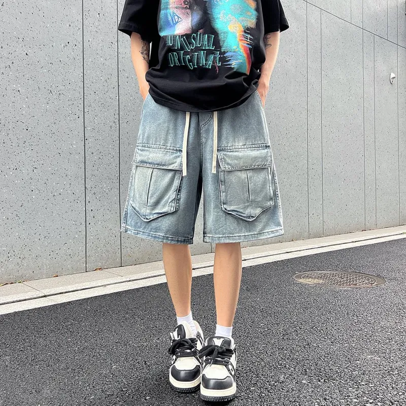 NVRFRGT Denim Shorts Unisex-2