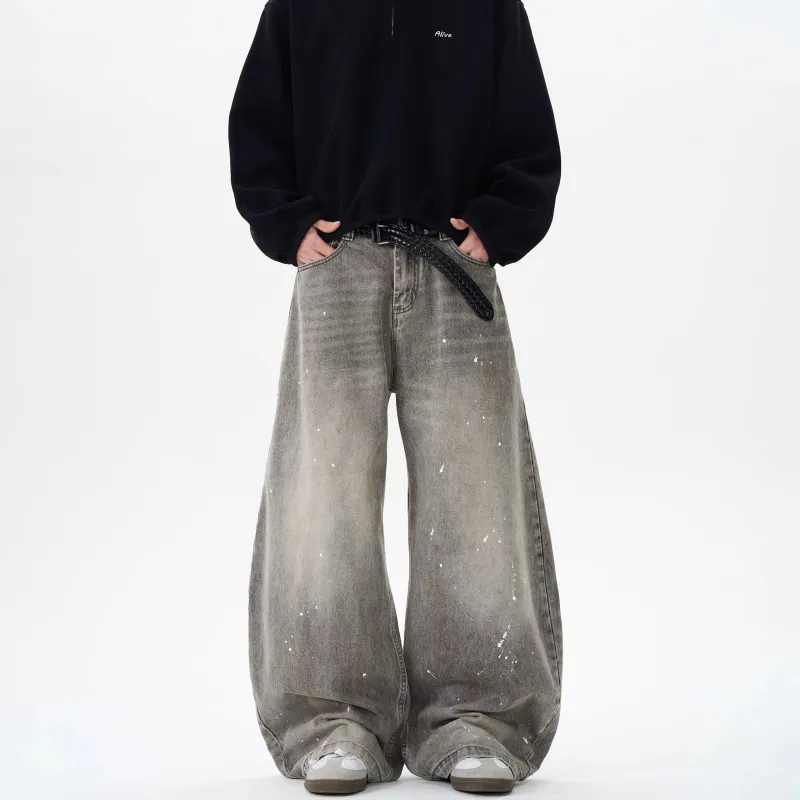 NVRFRGT Jeans Unisex Gray-1