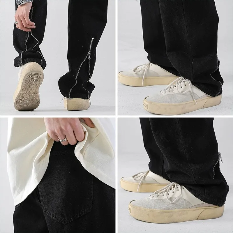 NVRFRGT Jeans Unisex Black-4