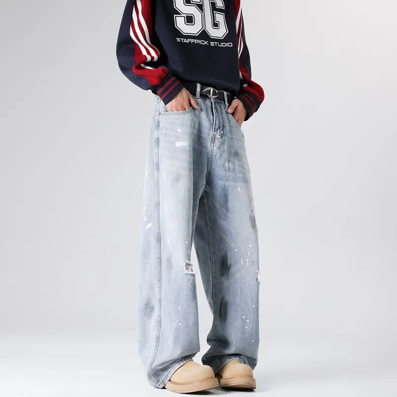 NVRFRGT Jeans Unisex Light Blue-4