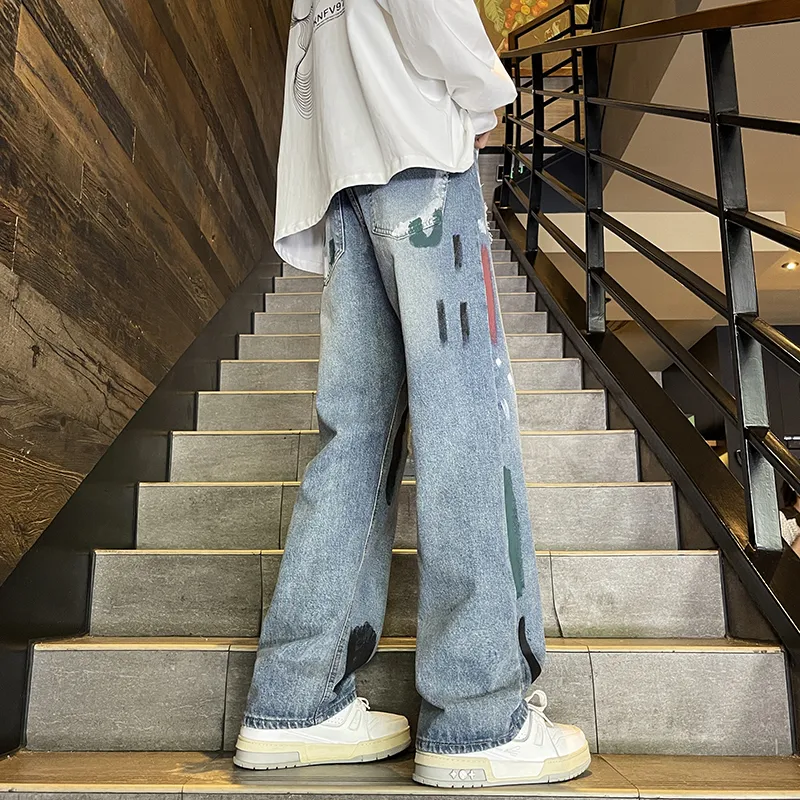 NVRFRGT Jeans Unisex Light Blue-5