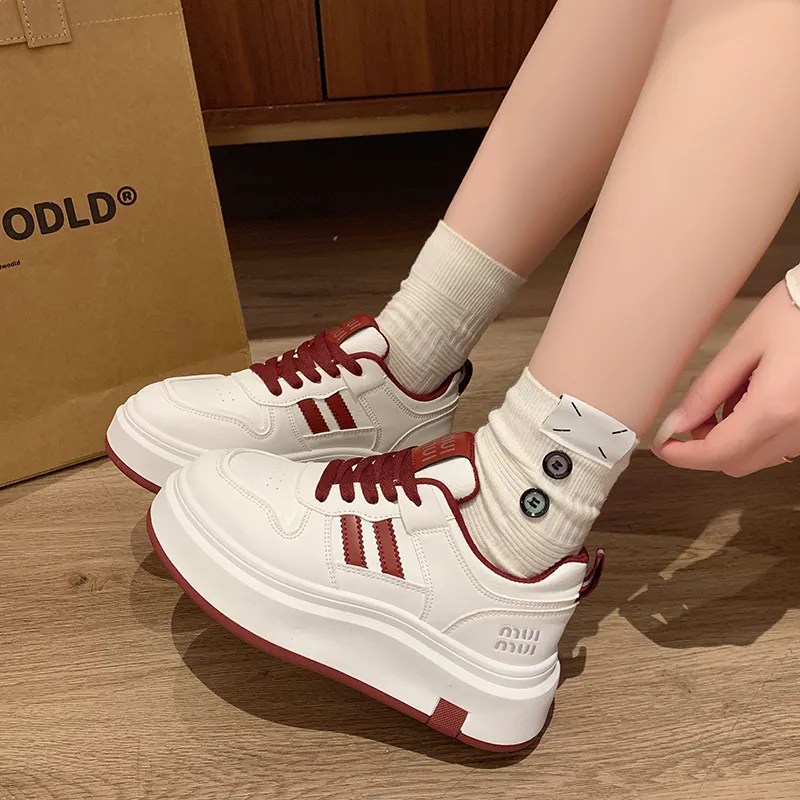 Wooden Rabbit Height Increasing Kids Lifestyle Shoes Teenagers-3