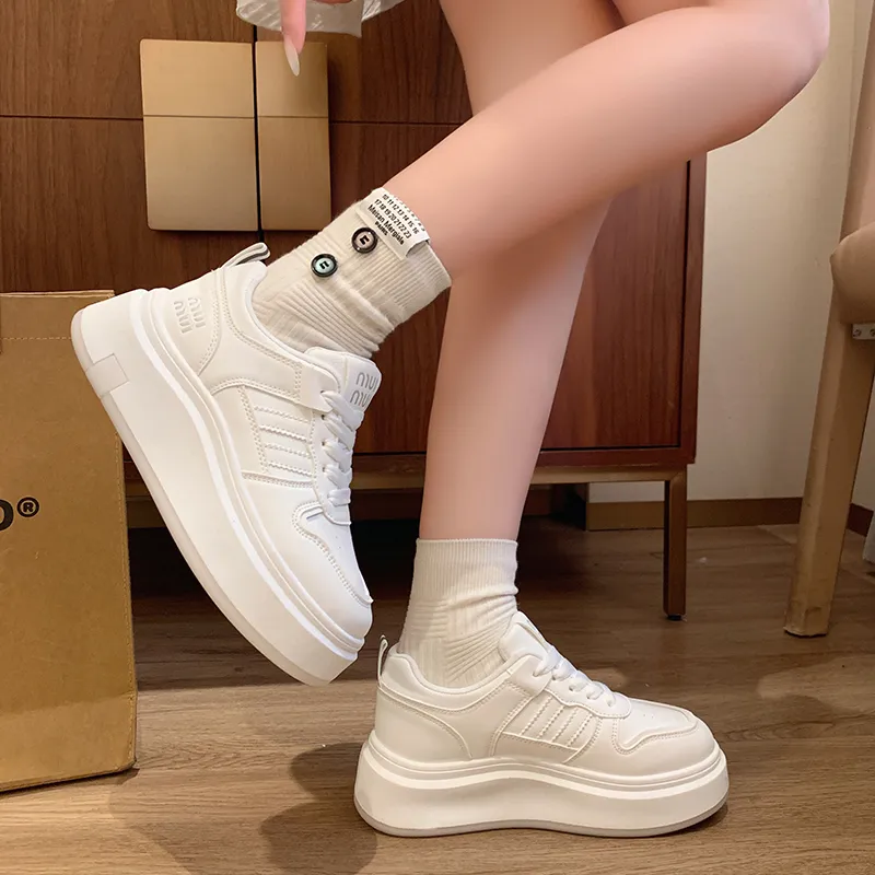 Wooden Rabbit Height Increasing Kids Lifestyle Shoes Teenagers-15