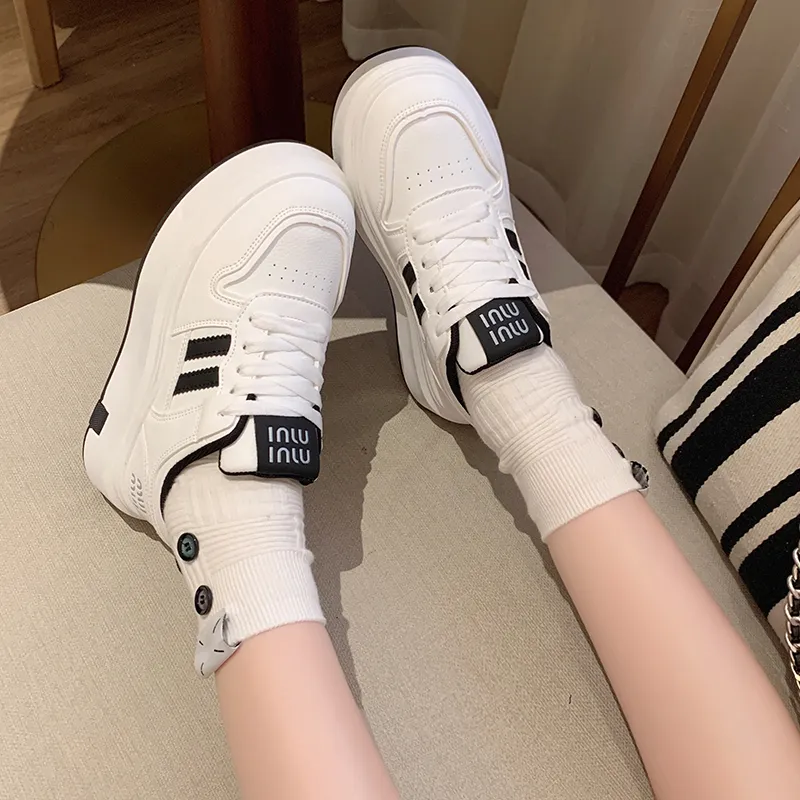 Wooden Rabbit Height Increasing Kids Lifestyle Shoes Teenagers-9