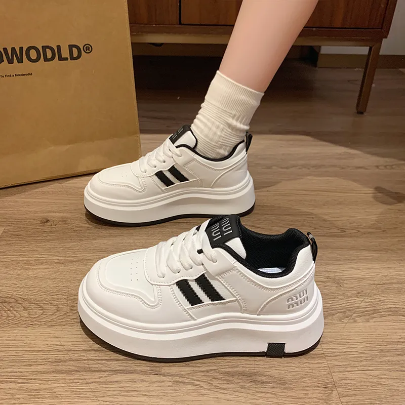 Wooden Rabbit Height Increasing Kids Lifestyle Shoes Teenagers-11
