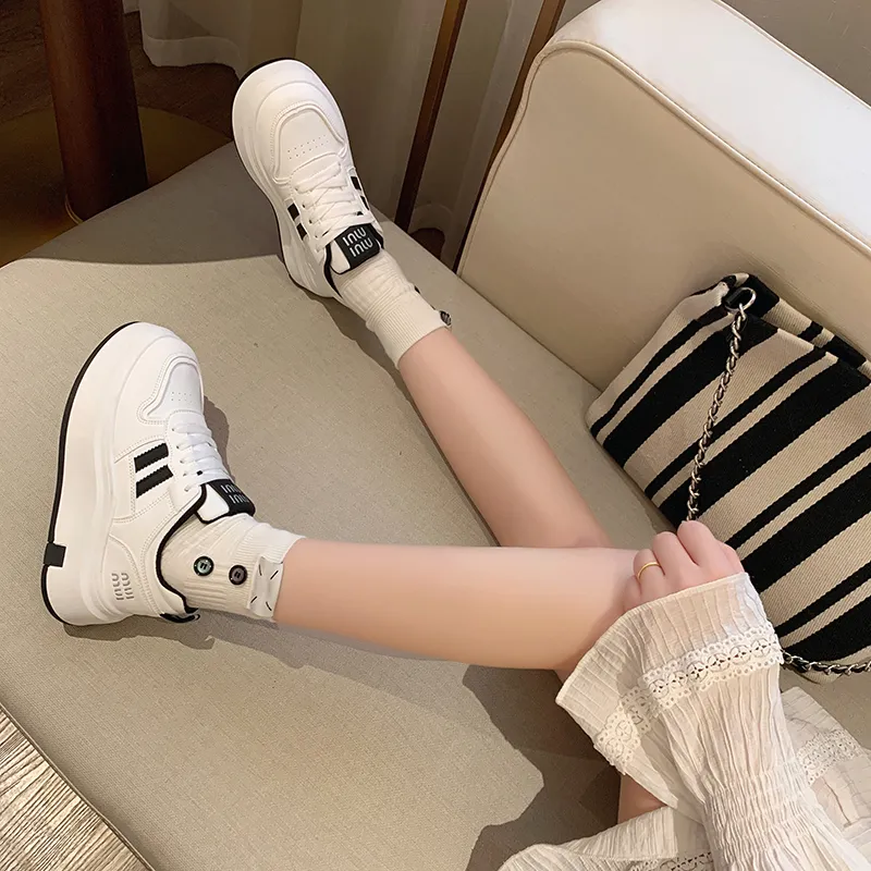 Wooden Rabbit Height Increasing Kids Lifestyle Shoes Teenagers-8