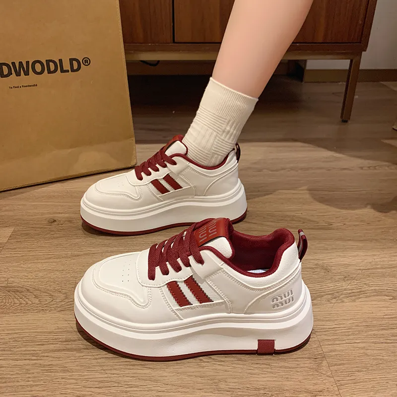 Wooden Rabbit Height Increasing Kids Lifestyle Shoes Teenagers-5