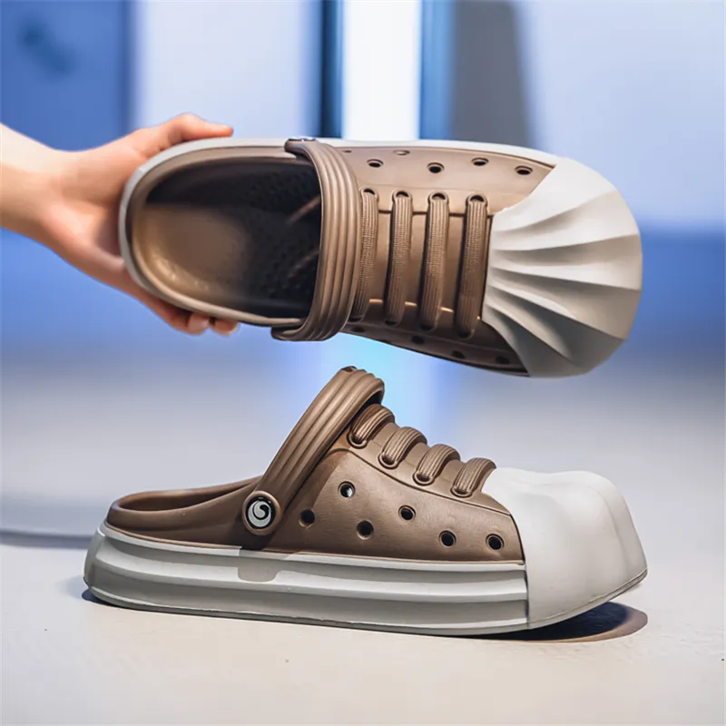 Wooden Rabbit Clogs Men-2