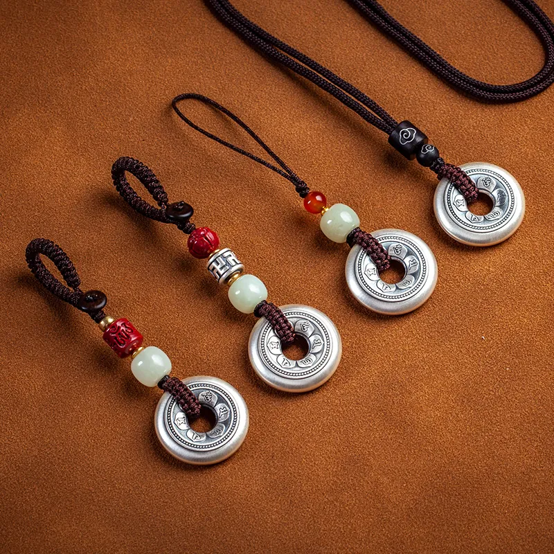 AQI 999 Fine Silver Pendants Unisex-13