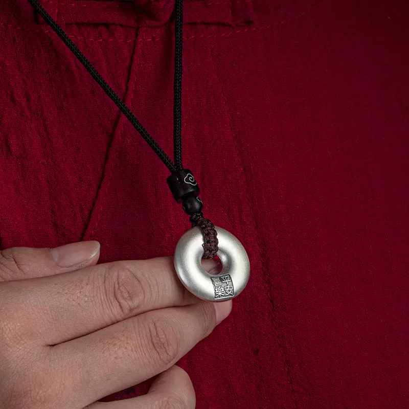 AQI 999 Fine Silver Pendants Unisex-2