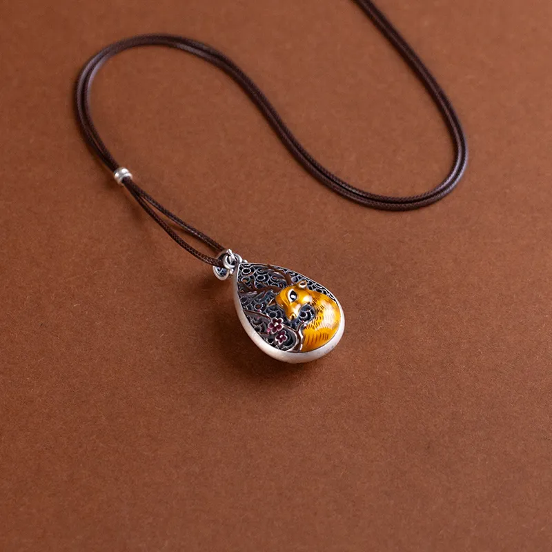 AQI 999 Fine Silver Pendants Unisex-6