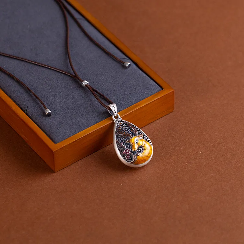 AQI 999 Fine Silver Pendants Unisex-5