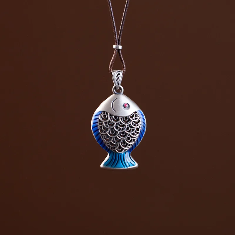 AQI 999 Fine Silver Pendants Unisex-3