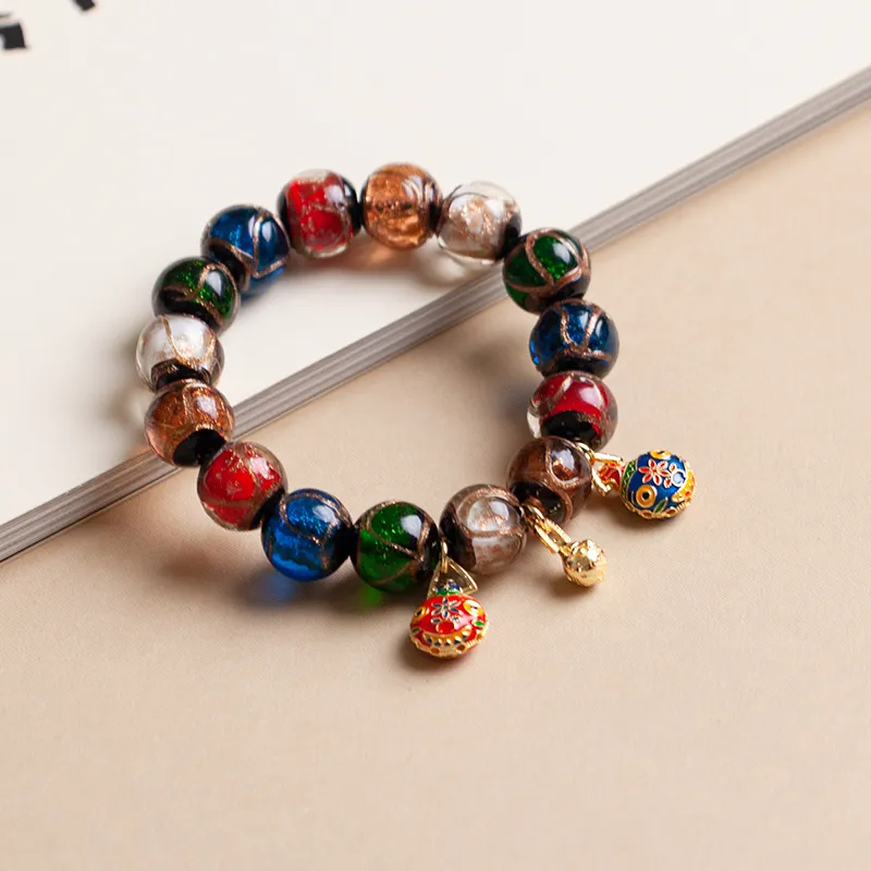 AQI Colored Glaze Jade Bracelets Unisex-11