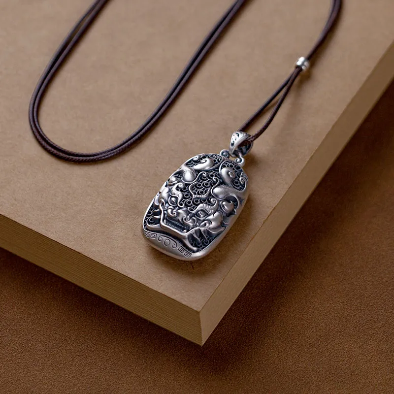 AQI 999 Fine Silver Pendants Unisex-5