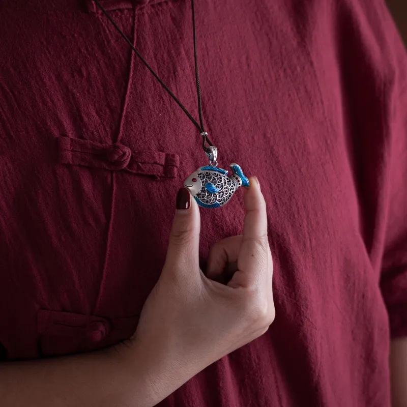 AQI 999 Fine Silver Pendants Unisex-4