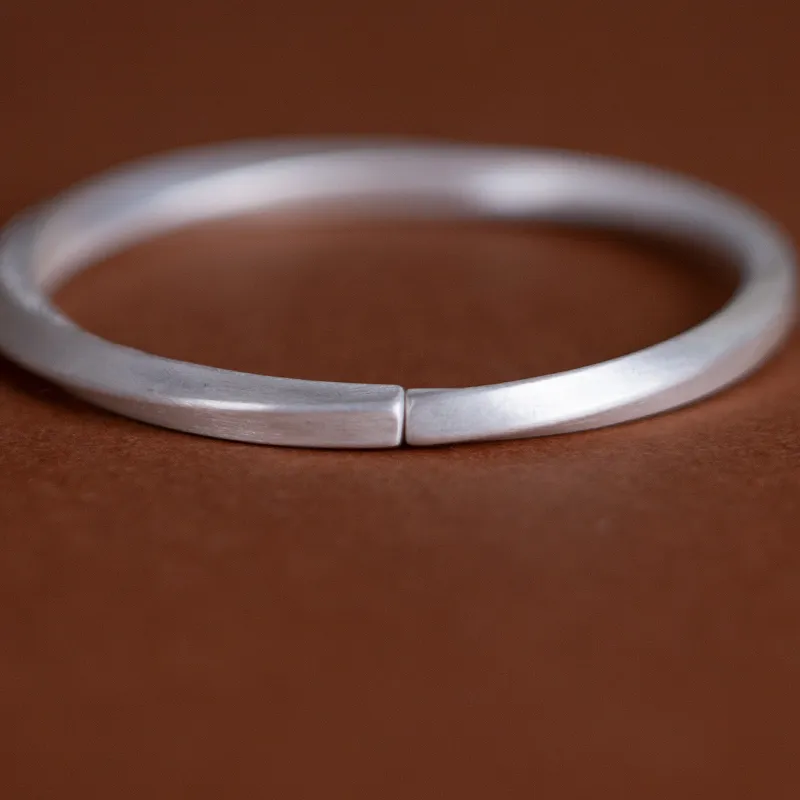 AQI 999 Fine Silver Sterling Silver Bracelets Unisex-6