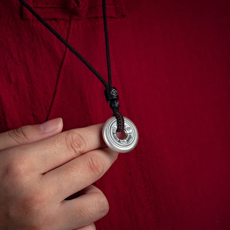 AQI 999 Fine Silver Pendants Unisex-8