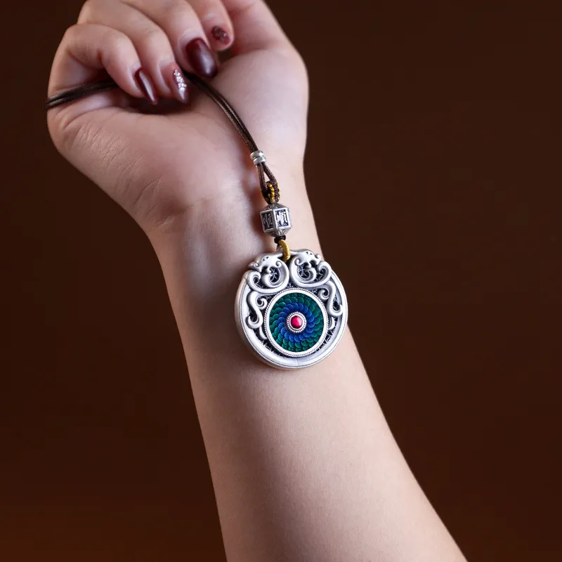 AQI 999 Fine Silver Pendants Unisex-7