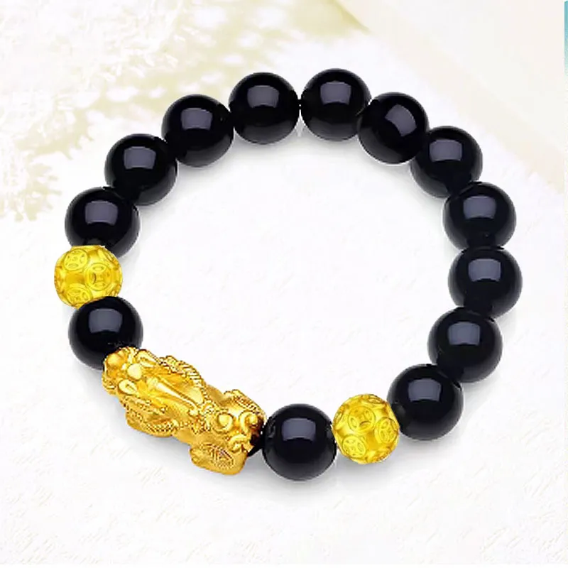 YUSHENGQING Ebony Wooden Bracelets Unisex-5
