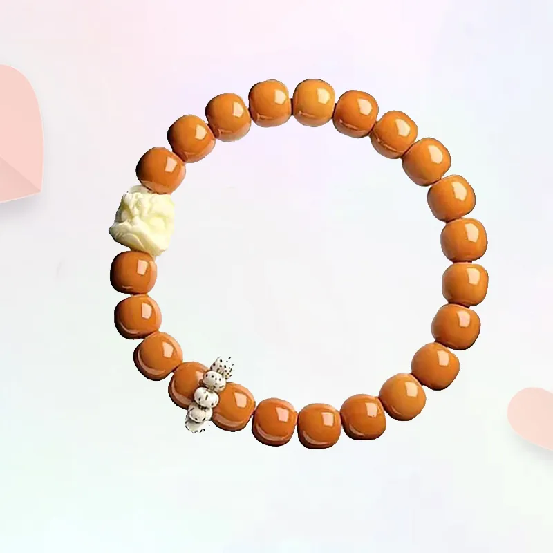 YUSHENGQING Monkey Head Walnut Bracelets Unisex-3