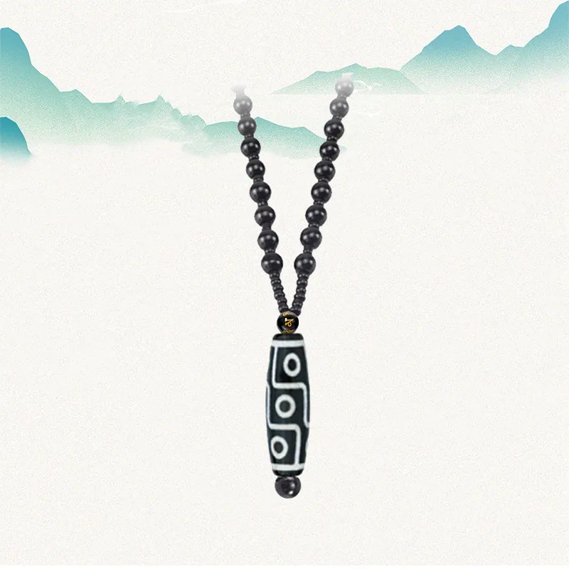 YUSHENGQING Ebony Necklaces Unisex-1